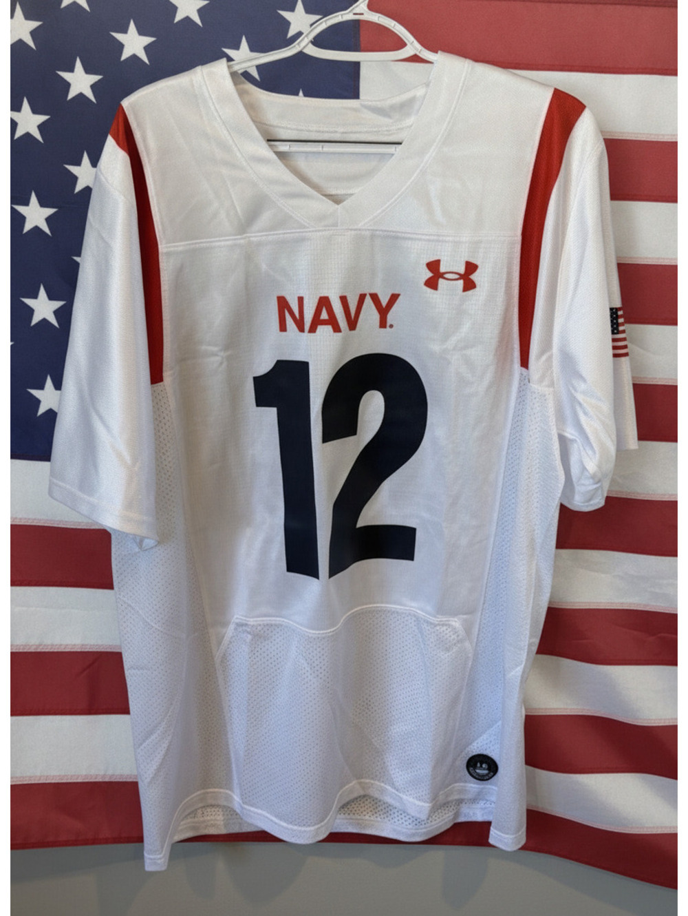 Navy College Football Jersey - Large Men’s/Extra Large Women’s